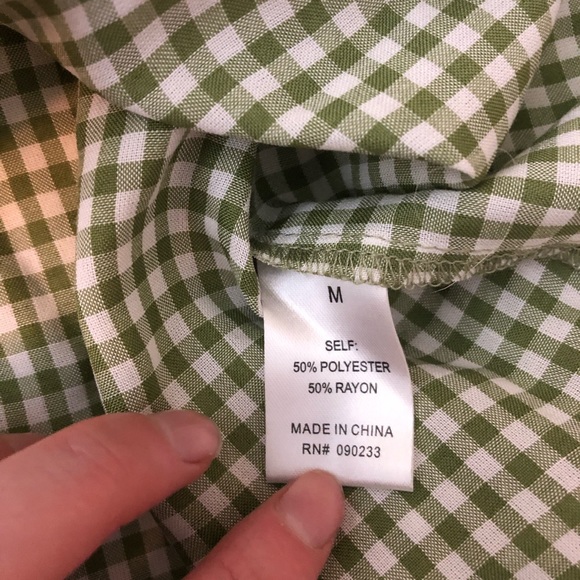 Pacsun L.A. Hearts Gingham Mini Dress Size M - Picture 4 of 4